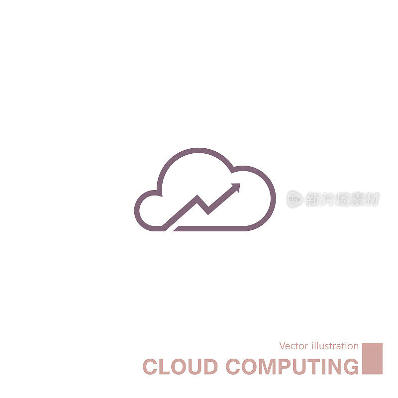 Cloud computing icon